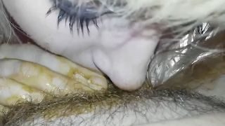 Elecebra extreme scat deepthroat blowjob POV